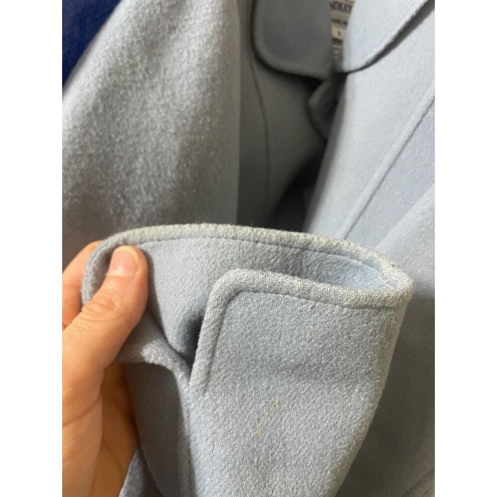 Pendleton Light Blue Merino Wool Jacket Blazer S … - image 6